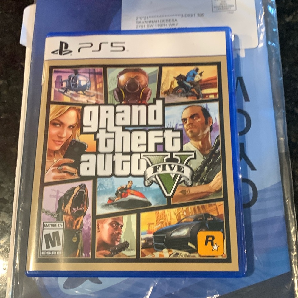 Grand theft auto playstation 5 pre owed sold as is no cancellations